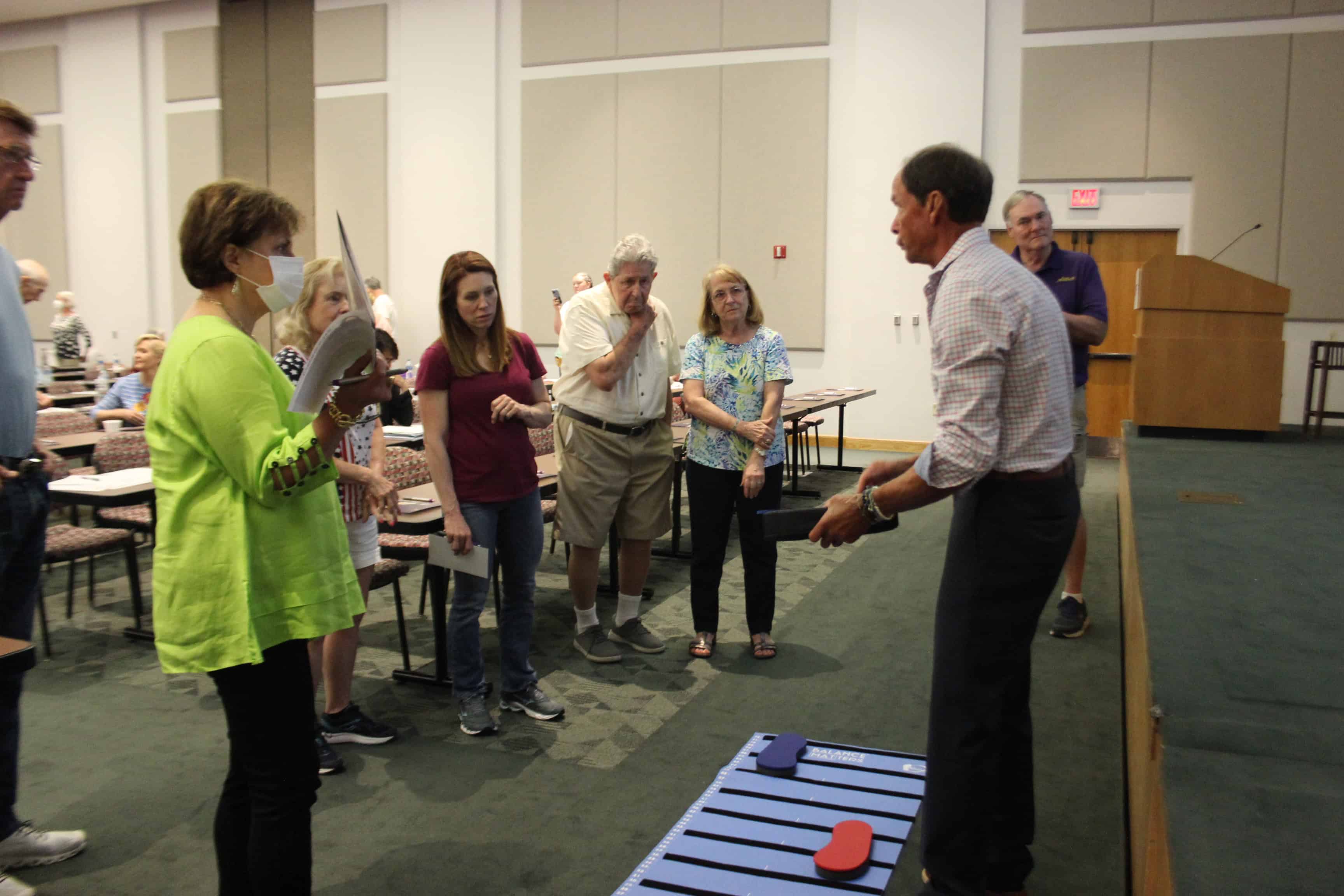 Louisiana Parkinson's Conference attendees learning from a demonstration