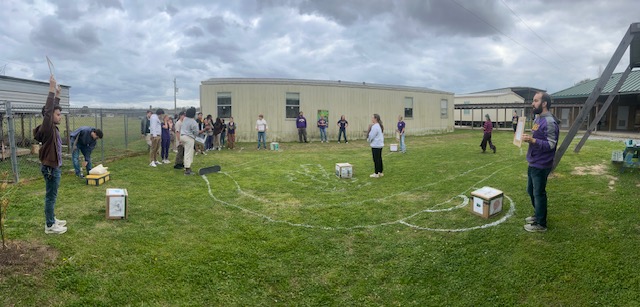 LSU students learning on-site at Livonia High School