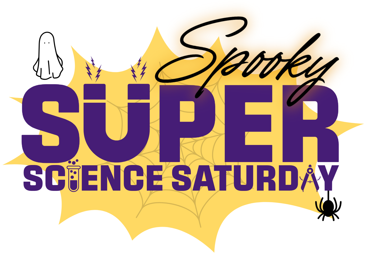 Spooky Super Science Saturday text